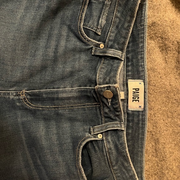 Paige EUC Laurel Canyon High Rise Dark Wash Denim Jeans